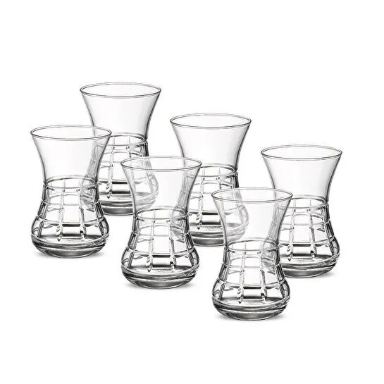 Jumbo Classy 6'lı Çay Bardağı