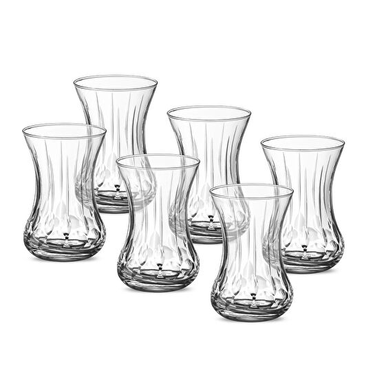 Jumbo Classy Cırcle 6'lı Çay Bardağı