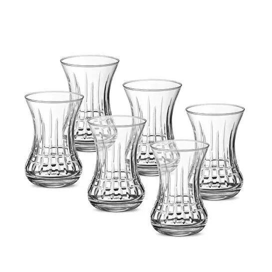 Jumbo Shine 6'lı Çay Bardağı