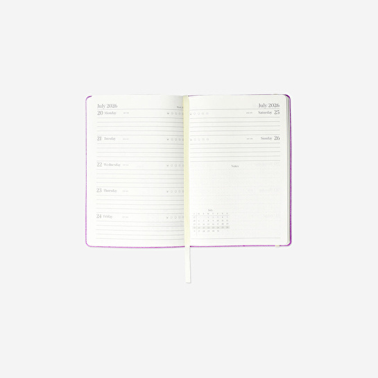 Flying Tiger Copenhagen Mor A5 Haftalık 2026 Planlayıcı