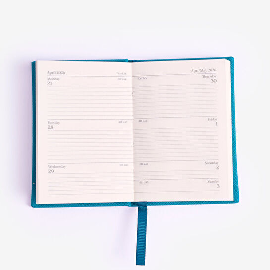 Flying Tiger Copenhagen Mavi Haftalık 2026 Cep Takvimi