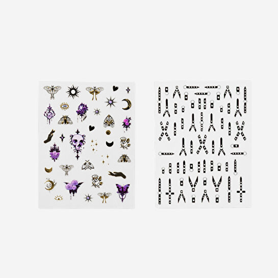 Flying Tiger Copenhagen Gotik Temalı Tırnak Sticker Seti