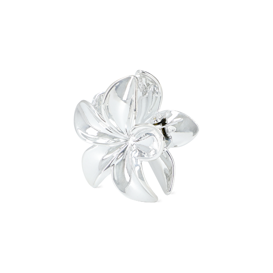 Flying Tiger Copenhagen Gümüş Çiçek Şeklinde Kıskaçlı Toka