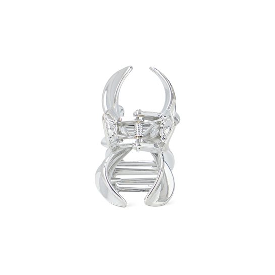 Flying Tiger Copenhagen Gümüş Çiçek Şeklinde Kıskaçlı Toka