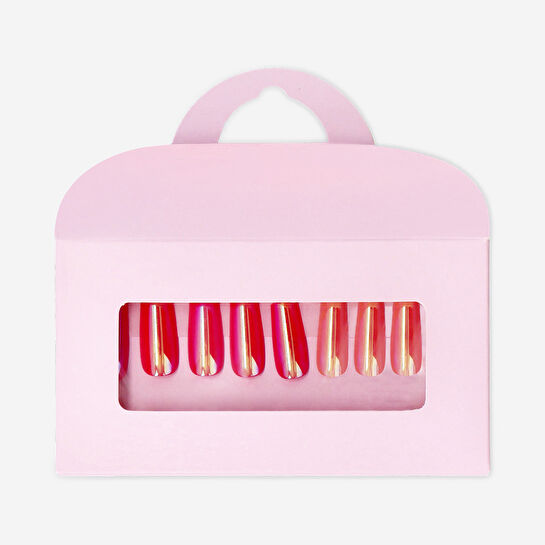 Flying Tiger Copenhagen Parlak Pembe 24'lü Takma Tırnak