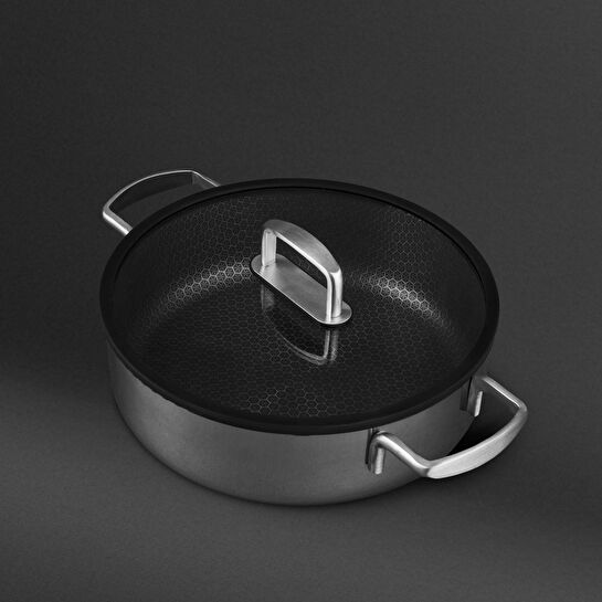 Jumbo Weston 3PLY 8 Parça İndüksiyon Tabanlı Paslanmaz Çelik Tencere Seti