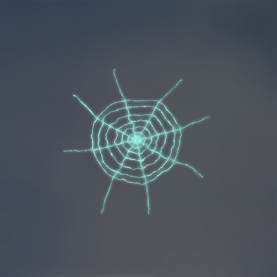 Flying Tiger Copenhagen Karanlıkta Parlayan Örümcek Ağı 170 cm