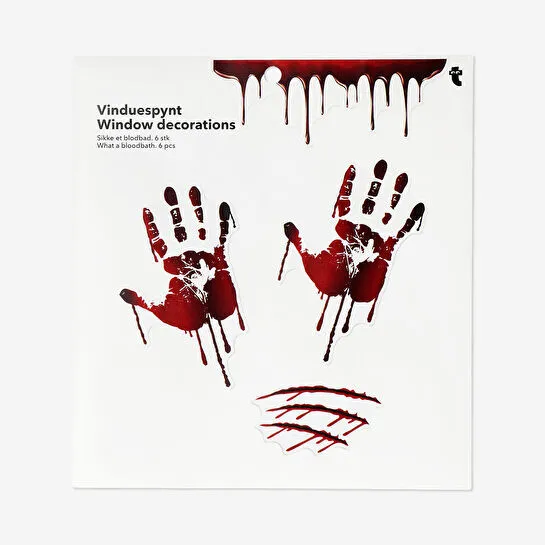 Flying Tiger Copenhagen El İzi Şeklinde 6'lı Pencere Stickerı