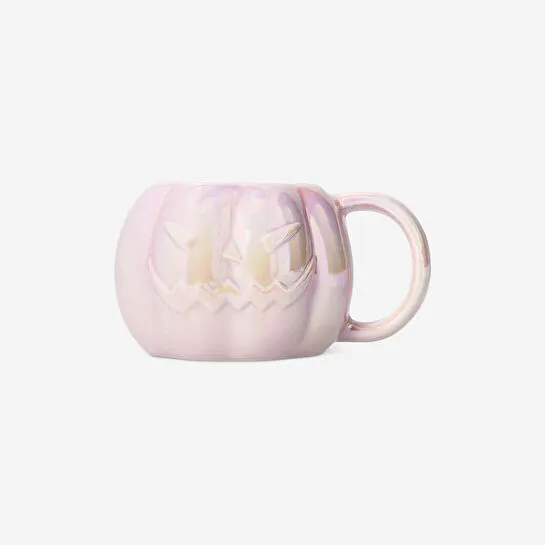 Flying Tiger Copenhagen Balkabağı Şeklinde Pembe Seramik Kupa 330 ml