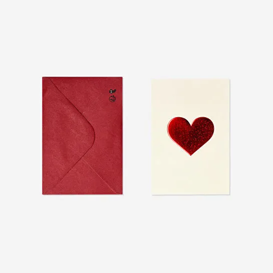 Flying Tiger Copenhagen Kalp Desenli 5'li Tebrik Kartı