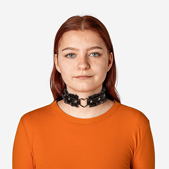 Flying Tiger Copenhagen Gotik Temalı Kalpli Choker