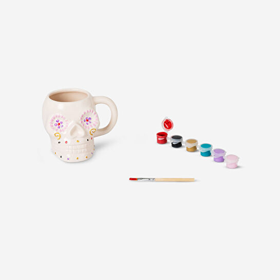 Flying Tiger Copenhagen Kendin Yap Kafatası Şeklinde Kupa Seti