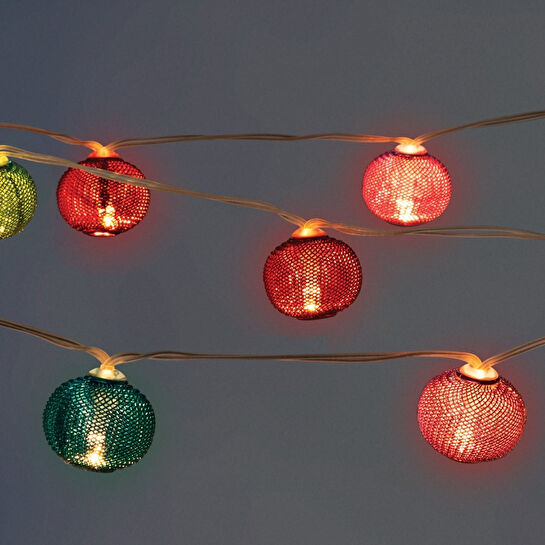 Flying Tiger Copenhagen Yuvarlak Renkli Işık Zinciri