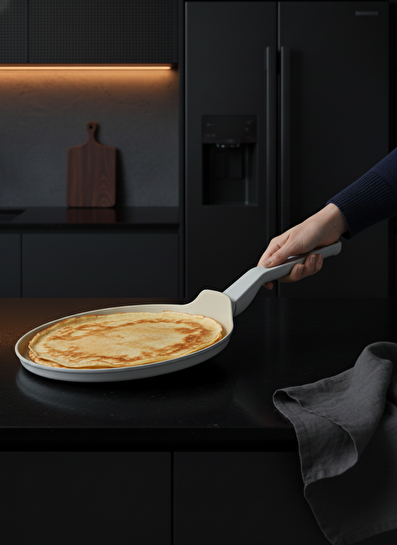 Jumbo Swiss Crystal Light Grey Krep Tavası 25 cm