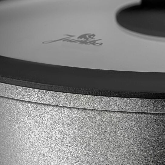 Jumbo Toledo Swiss Crystal Grey İndüksiyon Tabanlı Tencere Seti 7 Parça