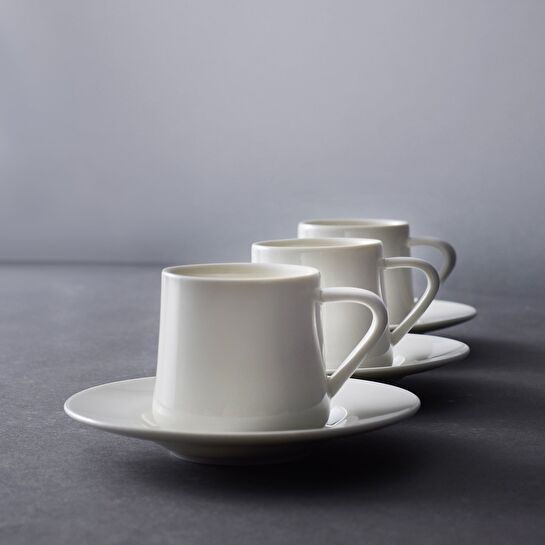 Jumbo Valetta Beyaz 12 Parça 6 Kişilik Fincan Takımı