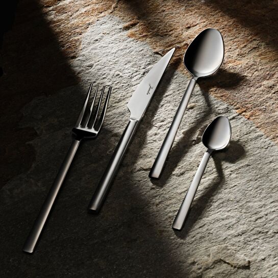 Jumbo 1800 24 Parça 6 Kişilik Tatlı Çatal Kaşık Bıçak Takımı