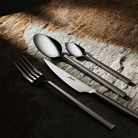 Jumbo 1800 24 Parça 6 Kişilik Tatlı Çatal Kaşık Bıçak Takımı