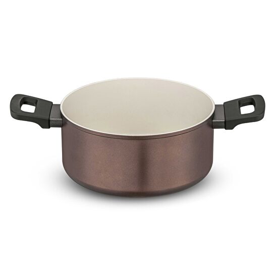 Jumbo Toledo Swiss Crystal Brown İndüksiyon Tabanlı Tencere Seti 7 Parça