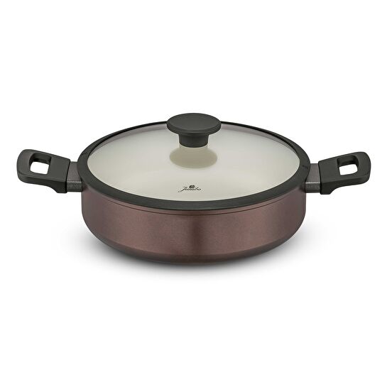 Jumbo Toledo Swiss Crystal Brown İndüksiyon Tabanlı Tencere Seti 7 Parça