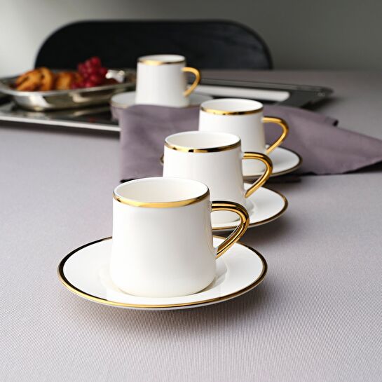 Jumbo Valetta Gold 12 Parça 6 Kişilik Fincan Takımı