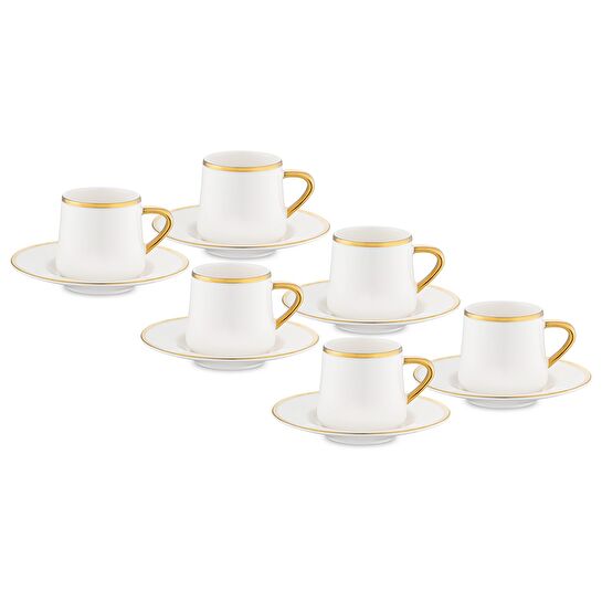 Jumbo Valetta Gold 12 Parça 6 Kişilik Fincan Takımı