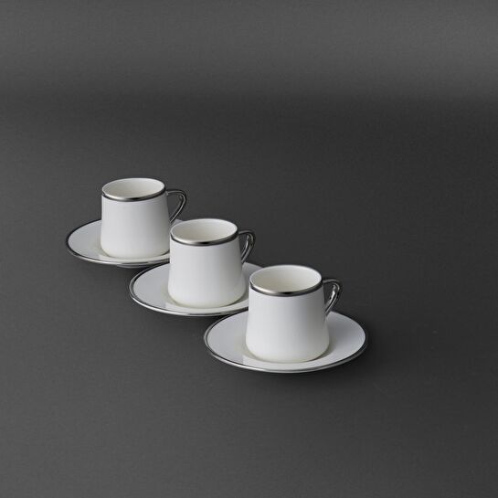 Jumbo Valetta Platin 12 Parça 6 Kişilik Fincan Takımı