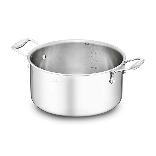 Jumbo Storey 3PLY 8 Parça İndüksiyon Tabanlı Çelik Tencere Seti