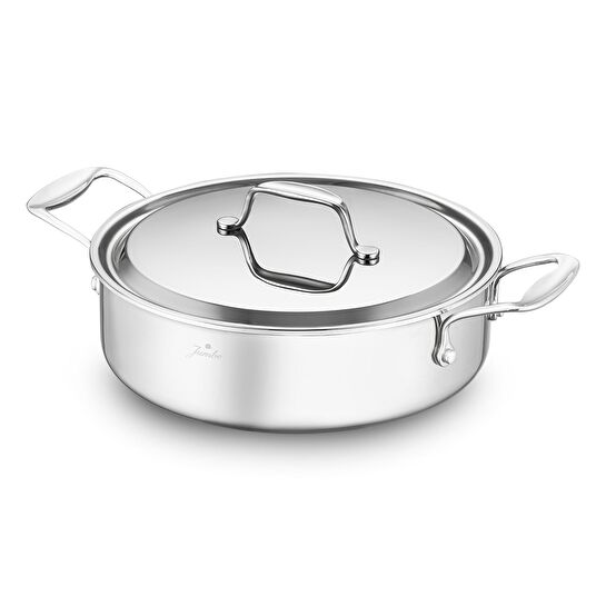 Jumbo Storey 3PLY 8 Parça İndüksiyon Tabanlı Çelik Tencere Seti