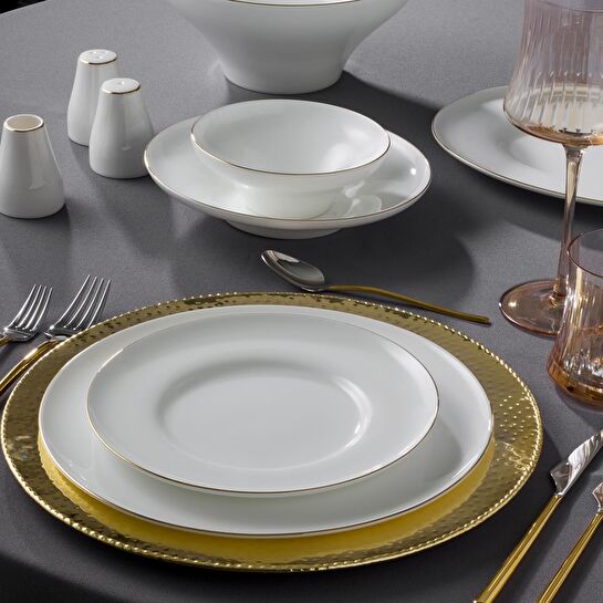 Jumbo Laurel Gold 55 Parça 12 Kişilik Yemek Takımı