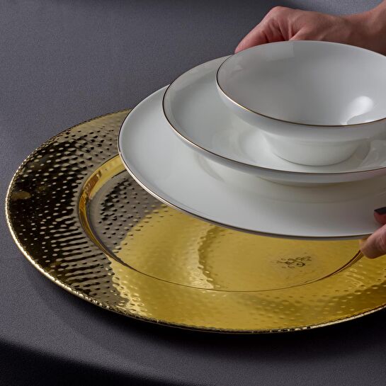 Jumbo Laurel Gold 55 Parça 12 Kişilik Yemek Takımı