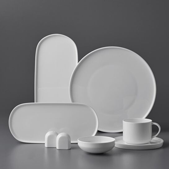 Jumbo Verdance 26 Parça 6 Kişilik Kahvaltı Takımı Beyaz