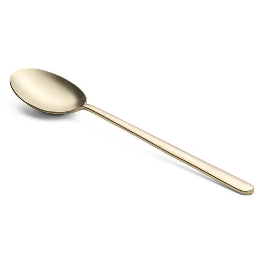 Jumbo 2900 Vannes Mat Şampanya 42 Parça 6 Kişilik Yemek Çatal Kaşık Bıçak Takımı