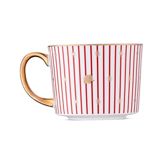 Jumbo Navy Kırmızı 2'li Çay Fincan Takımı 220 ml