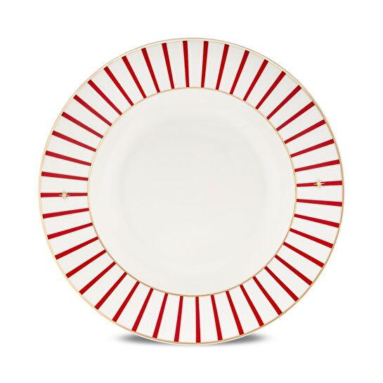 Jumbo Navy 24 Parça 6 Kişilik Yemek Takımı Kırmızı