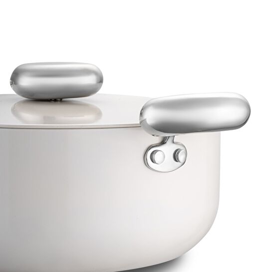 Jumbo Creamstone Swiss Crystal Cream 7 Parça Tencere Seti