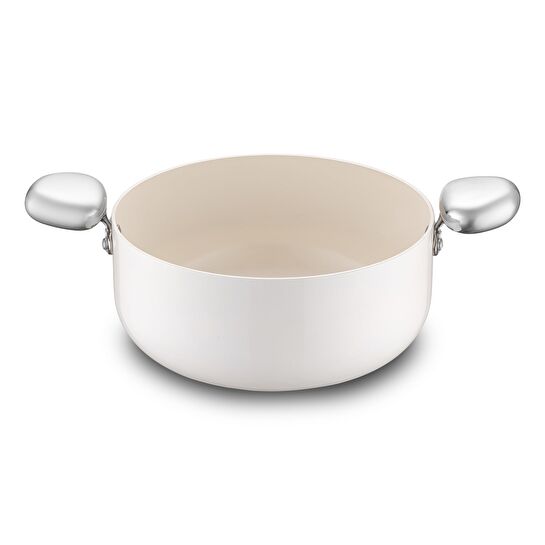 Jumbo Creamstone Swiss Crystal Cream 7 Parça Tencere Seti