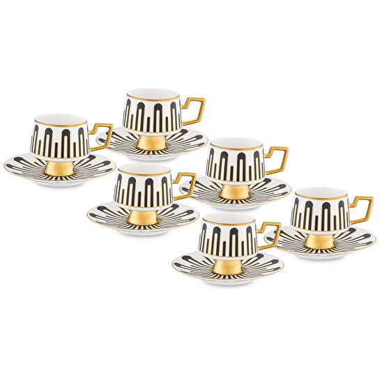 Jumbo Glorious 6'lı Kahve Fincan Takımı