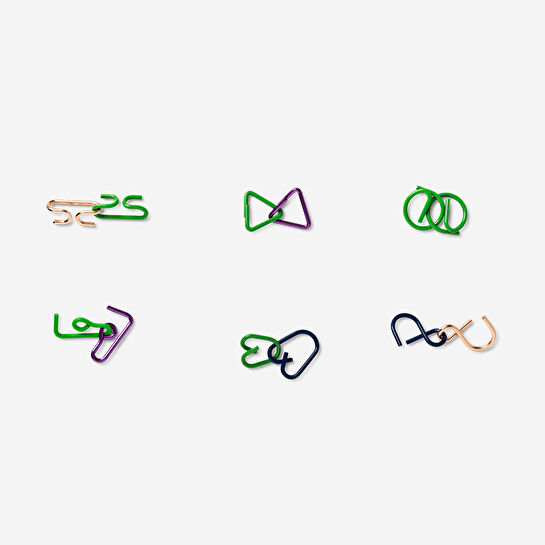 Flying Tiger Copenhagen Metal Zeka Oyunları Puzzle Seti