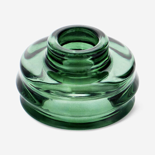 Flying Tiger Copenhagen Çift Taraflı Yeşil Cam Mumluk