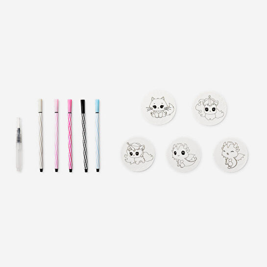 Flying Tiger Copenhagen Kendin Yap 3D Figür Boyama Seti