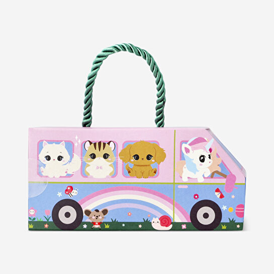 Flying Tiger Copenhagen Peluş Kırmızı Sıcak Çikolata Kapaklı Defter