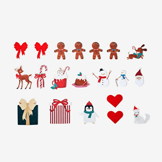 Flying Tiger Copenhagen Kendin Yap Keçe Çam Ağacı ve Süsleri