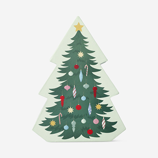 Flying Tiger Copenhagen Yılbaşı Ağacı Şeklinde Hediye Kutusu