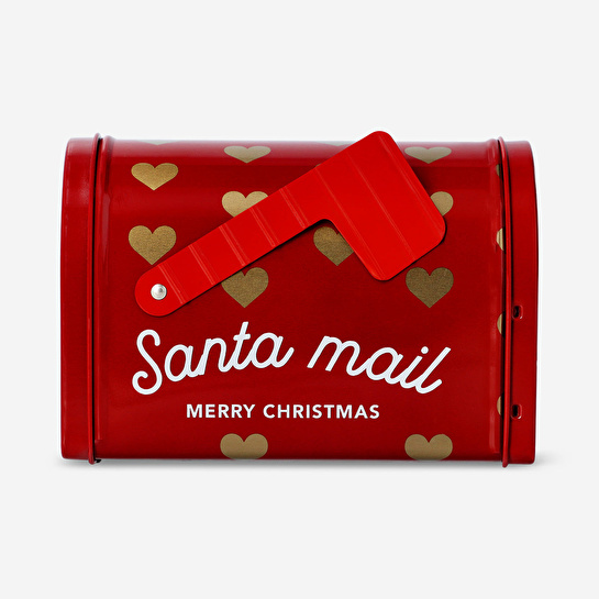 Flying Tiger Copenhagen Kırmızı Metal Dekoratif Posta Kutusu