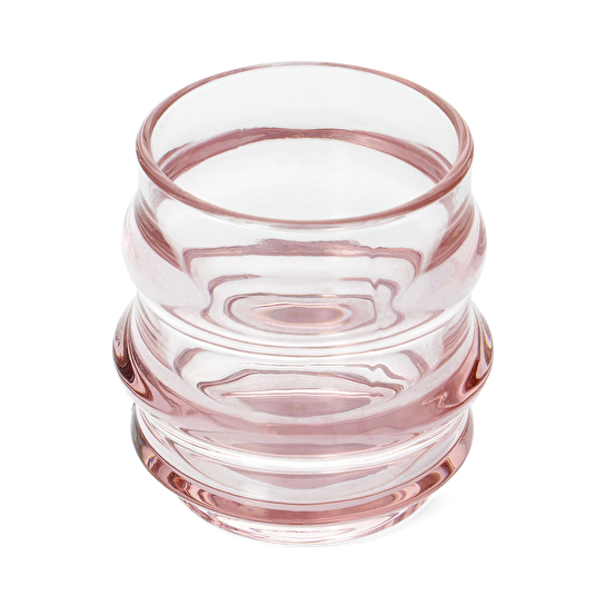 Flying Tiger Copenhagen Pembe Katmanlı Cam Bardak