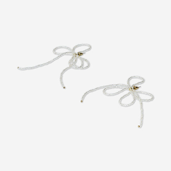 Flying Tiger Copenhagen Fiyonk Şeklinde Boncuklu Küpe