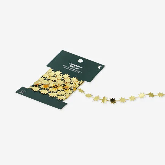 Flying Tiger Copenhagen Altın Yıldız Detaylı Kurdele