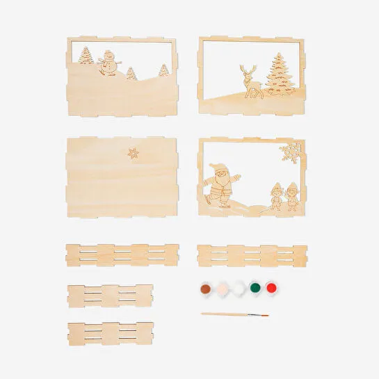 Flying Tiger Copenhagen Kendin Yap Yılbaşı Manzarası Seti