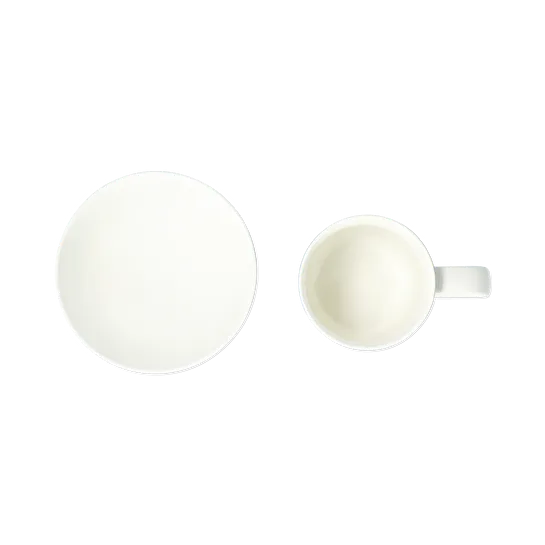 Flying Tiger Copenhagen Fiyonk Desenli Beyaz Kupa Seti